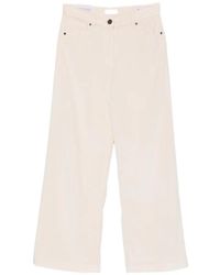 Peserico - Corduroy Palazzo Pants - Lyst