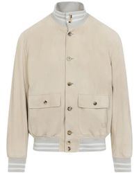 Ralph Lauren - Suede Bomber Jacket - Lyst