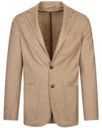 Canali - Notch-Lapel Single-Breasted Blazer - Lyst