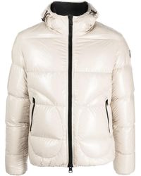 Herno - Logo-Patch Padded Hooded Jacket - Lyst