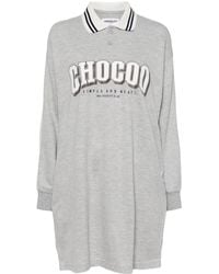Chocoolate - Logo-Print Sweatshirt Dress - Lyst