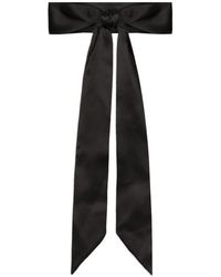 Dolce & Gabbana - Silk Satin Tie-Belt with Hook Closure - Lyst