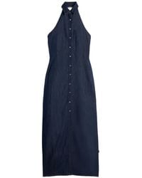 7 For All Mankind - Buttoned Maxi Dress - Lyst