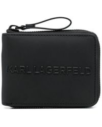 Karl Lagerfeld - Portemonnaie mit Logo-Prägung - Lyst