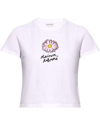 Maison Kitsuné - Camiseta con estampado Floating Flower - Lyst
