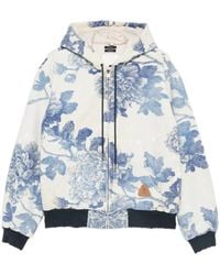 R13 - Floral-Print Hooded Jacket - Lyst