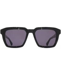 Mykita - Soma Marbled-Effect Square-Frame Sunglasses - Lyst