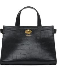 Burberry - Cotswolds Crocodile-Effect Mini Tote Bag - Lyst