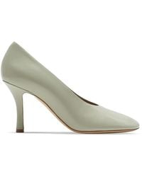 Burberry - 85Mm Slip-On Leather Pumps - Lyst