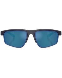 EA7 - Vyron Rectangle-Frame Sunglasses - Lyst