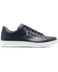 Billionaire - Calf-leather Low-top Sneakers - Lyst