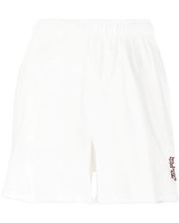 Les Girls, Les Boys - Embroidered-Logo Track Shorts - Lyst