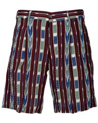 Doppiaa - Short À Passants De Ceinture - Lyst