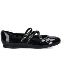 Guess - Buckle-Fastening Ballet Flats - Lyst