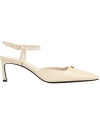 Sergio Rossi - Surge Ankle-Strap Logo Pumps - Lyst