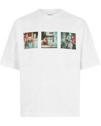 DSquared² - Graphic Print Crew Neck T-Shirt - Lyst