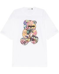 Undercover - Teddy Bear-Print T-Shirt - Lyst