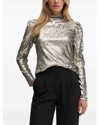 Bruuns Bazaar - Blusa A Collo Alto - Lyst