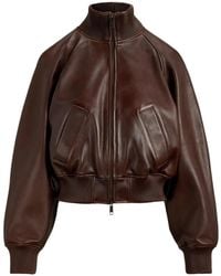 Polo Ralph Lauren - Zip-Up Leather Jacket - Lyst