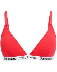 Juicy Couture - Sujetador Triangular Con Banda Del Logo - Lyst