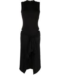 The Attico - Asymmetric Cut-out Jersey Dress - Lyst