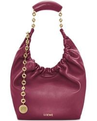 Loewe - Small Squeeze Chain Shoulder Bag - Lyst