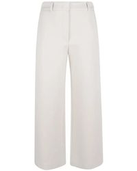 Max Mara - Concealed-Fastening Trousers - Lyst