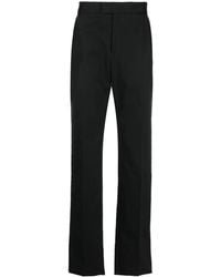 McQueen - Straight-Leg Cotton Trousers - Lyst