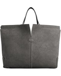 Tod's - Di Bag Folio Maxi V-Cut Tote Bag - Lyst