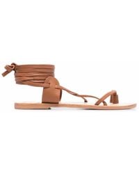 Manebí - X Alex Rivière Leather Sandals - Lyst