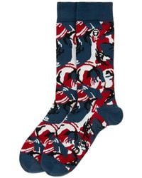 Aape By A Bathing Ape - Camouflage Logo Socks - Lyst