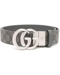 Gucci - Cintura GG Marmont reversibile - Lyst