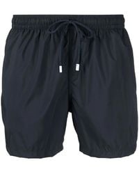 Fedeli - Logo-Patch Swim Shorts - Lyst