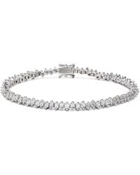 Suzanne Kalan - Princess Midi Diamond Tennis Bracelet - Lyst