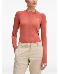Salewa - Zebru Half-Zip T-Shirt - Lyst