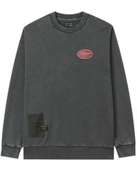 Izzue - Graphic-Print Patch-Detail Sweatshirt - Lyst