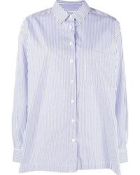 Closed - Striped Organic Cotton Shirt - Lyst