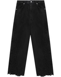 Sea - Vaqueros con encaje floral - Lyst