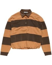 Acne Studios - Polo de rayas con manga larga - Lyst