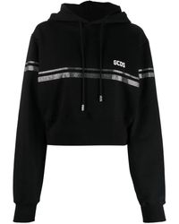 Gcds - Sudadera con detalles de cristal y capucha - Lyst