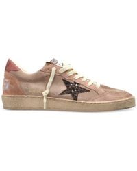 Golden Goose - Vintage-Inspired Low-Top Sneakers With Glittering Star Detail - Lyst