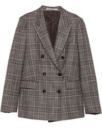 Tagliatore - Double-Breasted Prince Of Wales Check Blazer - Lyst