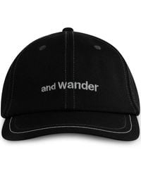 and wander - Cappello Da Baseball A Coste Con Ricamo - Lyst