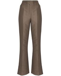 Low Classic - High-rise Slim-fit Trousers - Lyst