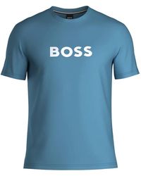 BOSS - Rn Logo-Detail T-Shirt - Lyst