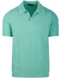 Roberto Collina - T-Shirt Con Colletto Polo - Lyst