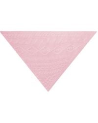 Bompard - Bufanda Sacha Triangular De Punto De Ochos - Lyst
