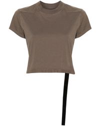 Rick Owens - Level Cotton Cropped T-shirt - Lyst
