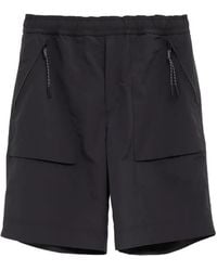 Moncler - Drawstring Elasticated-Waist Shorts - Lyst