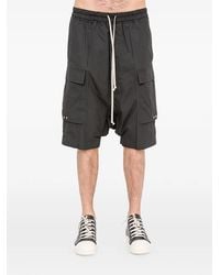 Rick Owens - Drawstring-Fastening Cargo Shorts - Lyst